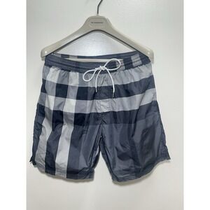 Burberry Brit Men's Gowers Board Shorts Swim Trunks Navy Ink‎